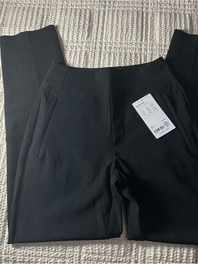 Athleta Black Straight-Leg Pants